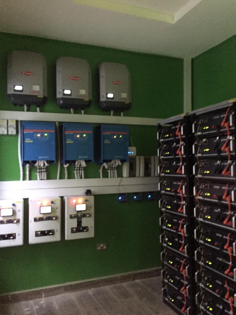 Grid-Tied Inverter & Storage Room